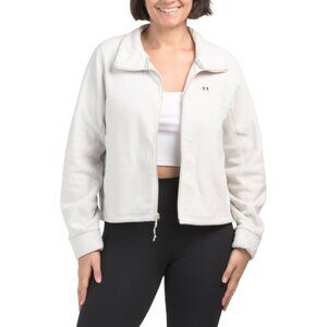 UNDER ARMOUR Summit White Expanse Fleece Full Zip Jacket